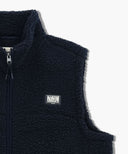 MARITHÉ SPORT FLEECE VEST IN NAVY image 9