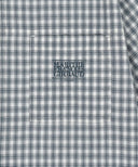 M CHECK HALF SLEEVE SHIRT IN IVORY image 15