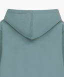 CLASSIC LOGO EMBROIDERY HOODIE (BRUSHED) IN MINT GREY