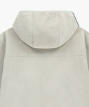 MARITHÉ SPORT FLEECE HOOD ZIP-UP JACKET IN LIGHT GRAY image 9