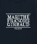 CLASSIC LOGO KNIT PULLOVER IN NAVY