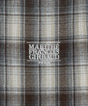 CLASSIC LOGO OMBRE CHECK SHIRT IN BROWN