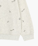 KIDS ALL OVER SWEATSHIRTS IN OATMEAL image 9