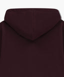 DOODLE CLASSIC BEAR HOODIE IN BURGUNDY image 14