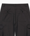 M WASHED CARGO PANTS IN CHARCOAL GREY image 9