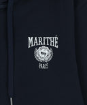 BIG COLLEGE LOGO GRAPHIC HOODIE ZIPUP IN NAVY image 9