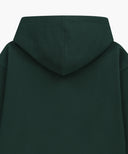 CREST CRACK LOGO OVERSIZED HOODIE IN DARK GREEN image 9