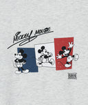 [MARITHE_DISNEY] MICKEY_FRENCH RINGER TEE IN LIGHT HEATHER GREY image 9