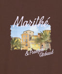 W AEROCOOL RESORT GRAPHIC TEE IN BROWN image 9