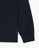 DOODLE CLASSIC LOGO LONG SLEEVE TEE IN NAVY image 9