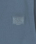 SMALL CLASSIC LOGO V-NECK KNIT CARDIGAN IN VINTAGE BLUE image 9