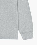 DOODLE CLASSIC LOGO LONG SLEEVE TEE IN HEATHER GREY image 8