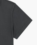 W CLASSIC LOGO CROP TEE IN CHARCOAL GREY image 9
