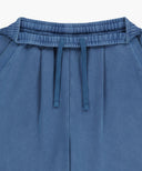 OUTLINE CLASSIC LOGO DYEING BERMUDA SWEAT SHORTS IN BLUE image 9