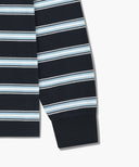 MULTI COLOR STRIPE LONG SLEEVE IN NAVY image 15