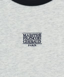 W CLASSIC LOGO RINGER TEE IN LIGHT HEATHER GREY image 9
