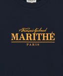 OVERSIZED EMBLEM LOGO SWEATSHIRT IN NAVY