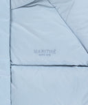 W REGULAR LOGO HOODED CROP DOWN JACKET IN LIGHT BLUE image 13