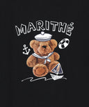 MARINE DRAWING DOODLE GRAPHIC TEE IN BLACK image 9