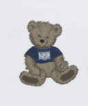 DOODLE BEAR TEE IN WHT/ BEG image 9