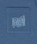 KIDS DOODLE CLASSIC LOGO POCKET SLEEVELESS IN BLUE image 9