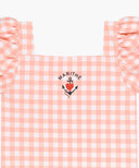 KIDS W CHECK SWIM SUIT IN PINK image 10