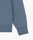 SMALL CLASSIC LOGO V-NECK KNIT CARDIGAN IN VINTAGE BLUE image 10
