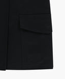 W COTTON CARGO MINI SKIRT IN BLACK image 13