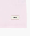 W BASIC CROP TEE IN LIGHT PINK image 10