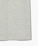 W EMBROIDERY CLASSIC LOGO SWEAT SKIRT IN OATMEAL