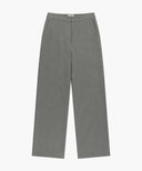 W LAYERED PLEATS SKIRT PANTS IN GRAY image 10