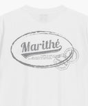 VINTAGE LOGO TYPO TEE IN WHITE image 10