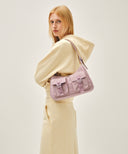 REGULAR LOGO 2WAY HOBO BAG IN PINK image 14