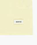 W BASIC CROP TEE IN LIGHT YELLOW image 10