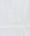 HOODED PACKABLE NYLON JACKET IN WHITE image 10