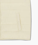 CLASSIC LOGO LIGHT DOWN VEST IN CREAM image 10