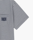 SMALL CLASSIC LOGO STRIPE RINGER TEE IN NAVY image 10
