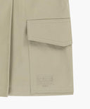 W COTTON CARGO MINI SKIRT IN BEIGE image 19