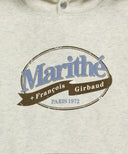VINTAGE STAMP GRAPHIC HOODIE (BRUSHED) IN OATMEAL image 10