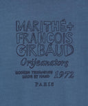 DRAWING LOGO DYEING TEE IN BLUE image 10