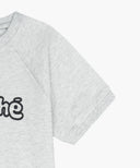 KIDS RAGLAN SHORT SLEEVE SWEATSHIRT IN LIGHT HEATHER GREY image 10