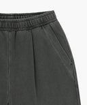 OUTLINE CLASSIC LOGO DYEING BERMUDA SWEAT SHORTS IN CHARCOAL GREY image 10