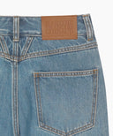 W SLIM STARIGHT DENIM PANTS IN LIGHT BLUE