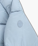 W REGULAR LOGO HOODED CROP DOWN JACKET IN LIGHT BLUE image 14