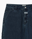 M DOUBLE KNEE CARPENTER DENIM PANTS IN DARK BLUE image 10
