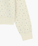 W CLASSIC LOGO CROP SWEATSHIRT IN FLOWER image 10