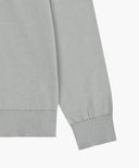 SMALL CLASSIC LOGO V-NECK KNIT CARDIGAN IN GRAY image 10