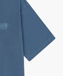 OUTLINE CLASSIC LOGO OVERSIZED DYEING TEE IN LIGHT BLUE