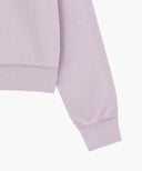 W CLASSIC LOGO CROP SWEATSHIRT IN LAVENDER image 10