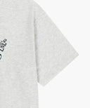 MARINE DRAWING DOODLE GRAPHIC TEE IN LIGHT HEATHER GREY image 10